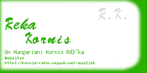 reka kornis business card